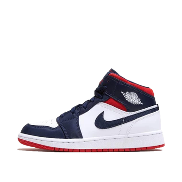 Tenisky a topánky Jordan Air Jordan 1 Mid GS "USA Olympic" Modrá | BQ6931-104, 1