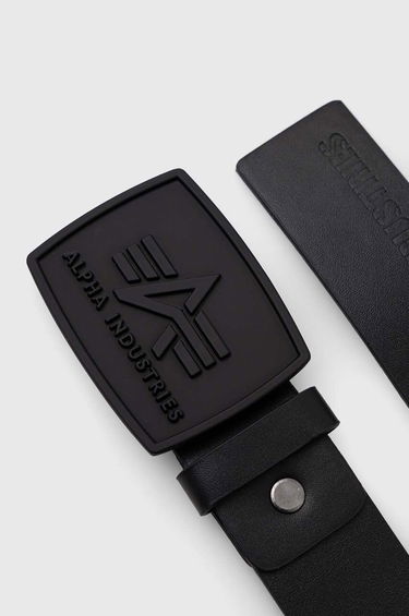 Opasok Alpha Industries Belt Čierna | 186905.03, 1