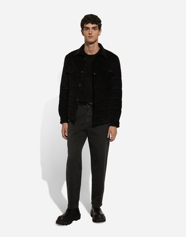 Sveter Dolce & Gabbana Dolce & Gabbana Wool Round-Neck Sweater with DG Logo Čierna | GXX01TJCVYON0000, 1