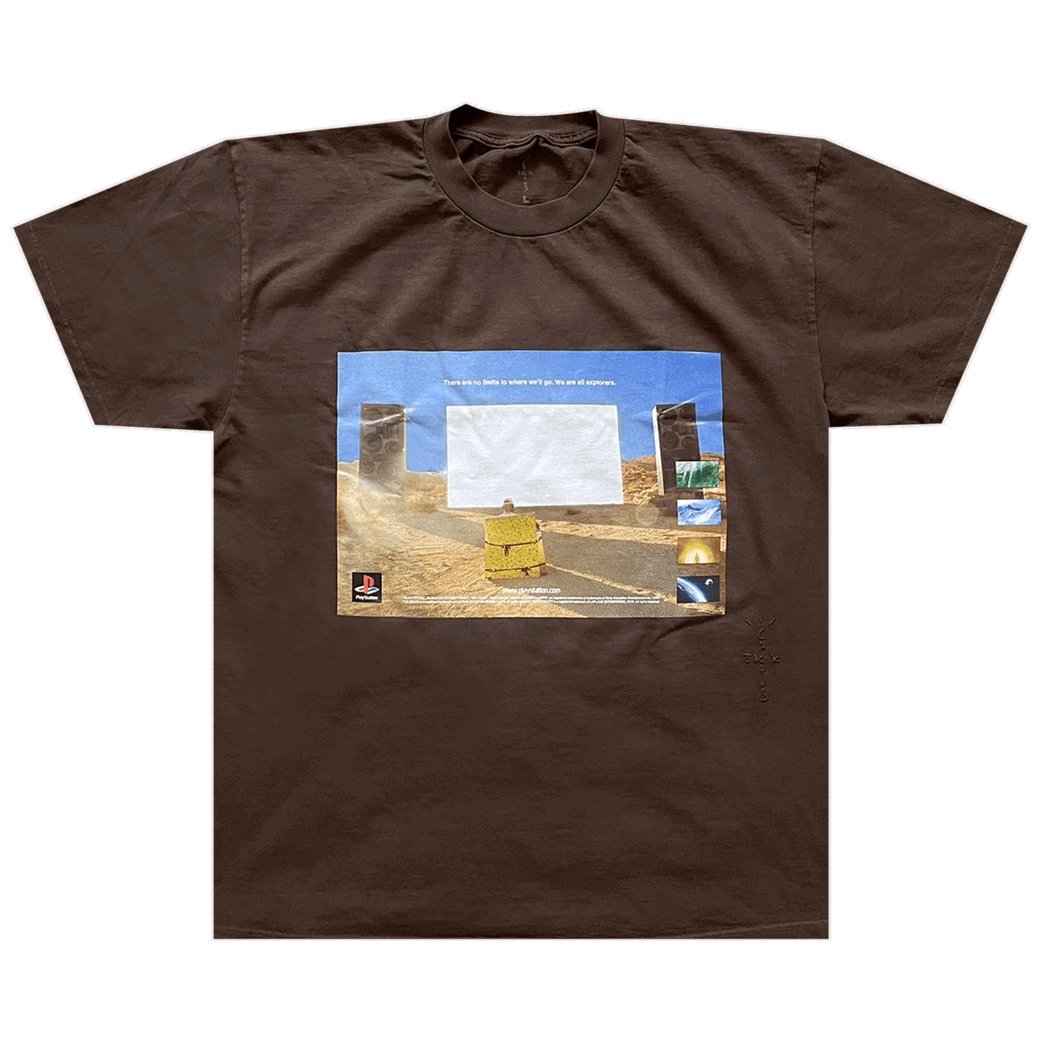 Tričko Cactus Jack by Travis Scott Monolith Day T-Shirt Hnedá | CJPS SS03 BROW, 0