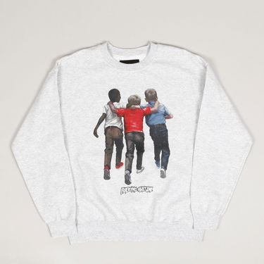 Mikina Fucking Awesome Kids Alright Crewneck Sweatshirt Šedá | PN7710, 1