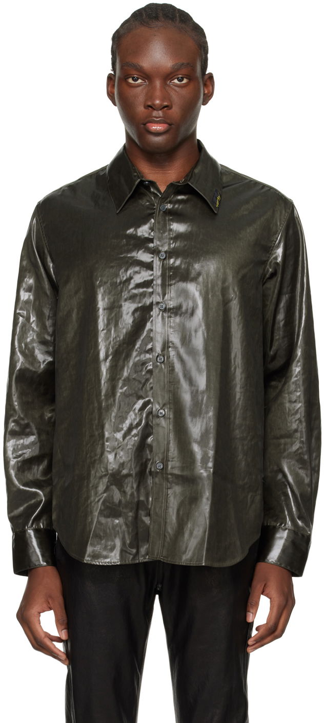 Košeľa Martine Rose Classic Shirt Zelené | MRSS24-401A, 0