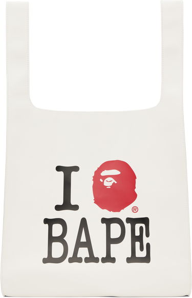 Tote bag BAPE A Bathing Ape 'I Love BAPE' Tote Bag Biela | 001BAK802001L, 0