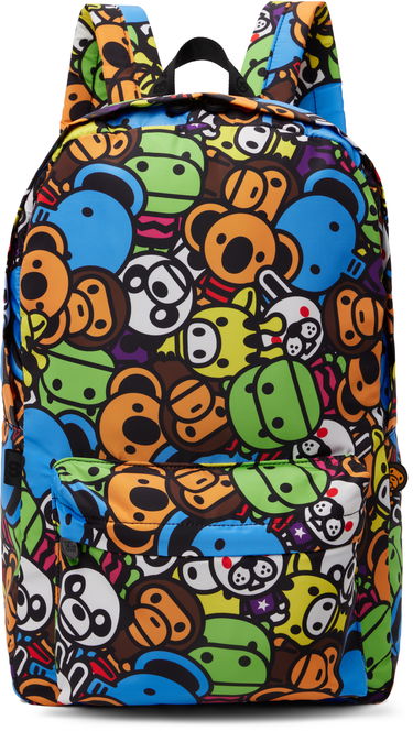 Batoh BAPE Baby Milo Large Print Backpack Rôznofarebný | 0MXBGW4228XXO, 0