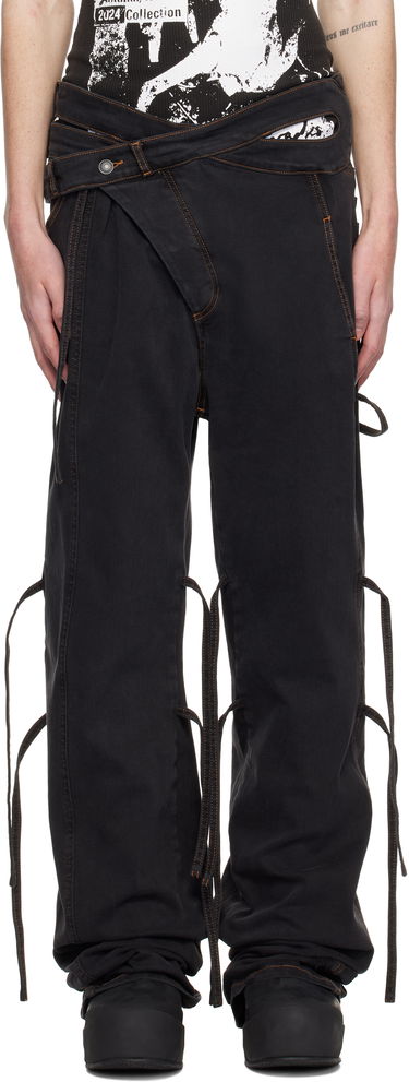Džínsy Ottolinger Ottolinger Signature Wrap Jeans Čierna | 2217080111, 0