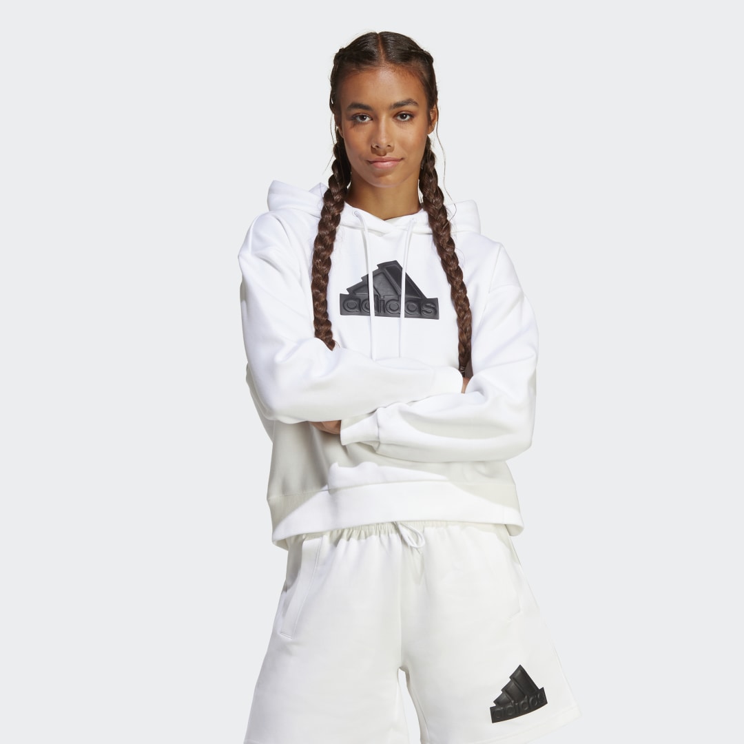 Mikina adidas Originals Future Icons Badge of Sport Hoodie Biela | IB8502, 0