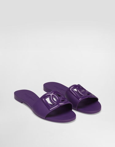 Doplnky Dolce & Gabbana Dolce & Gabbana Rubber Slides Fialová | CW2215AN9948H438, 1