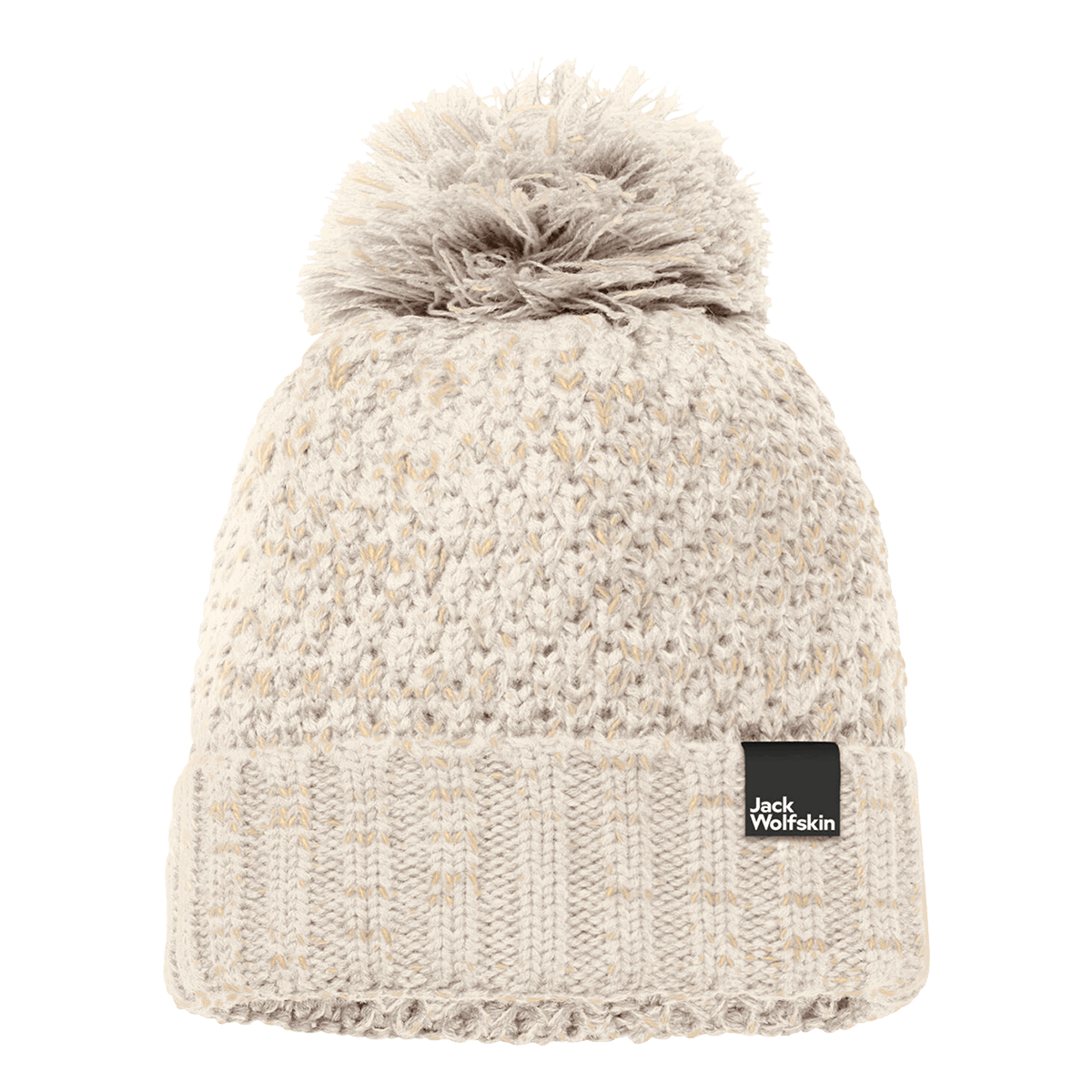 Kulicha Jack Wolfskin Jack Wolfskin Highloft Knit Pom Beanie Béžová | 1908011-5062, 0