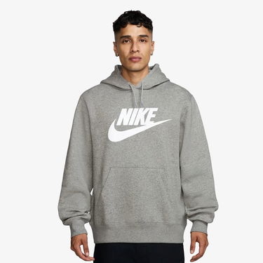Mikina Nike Club Graphic Pullover Hoodie Šedá | FN3868-063, 1