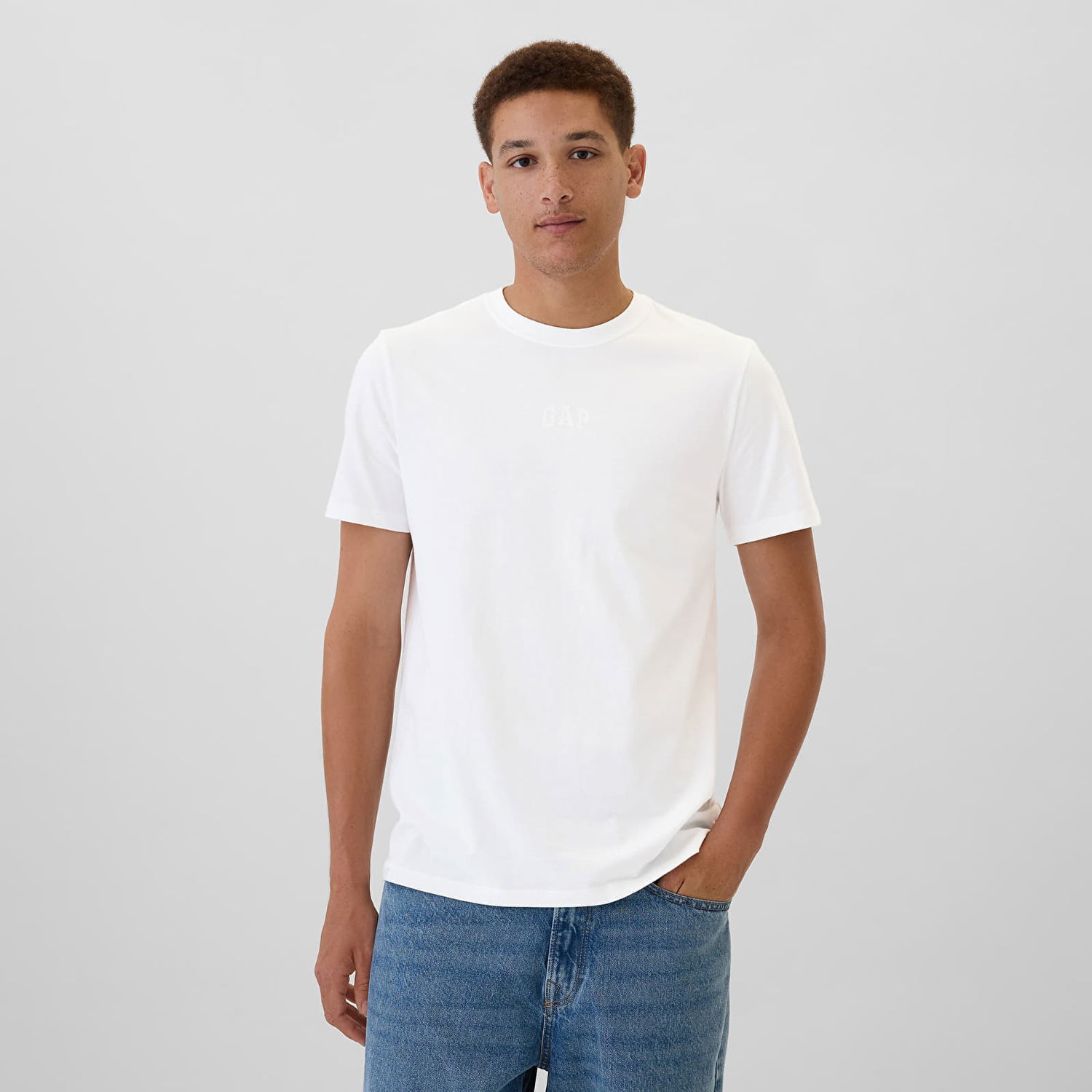 Tričko GAP T-shirt Mini Logo Tee White Global XS Biela | 542248-01, 0