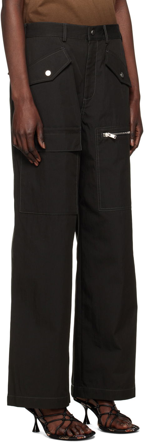 Nohavice Dion Lee Slouchy Cargo Pants Čierna | C2113R23, 1