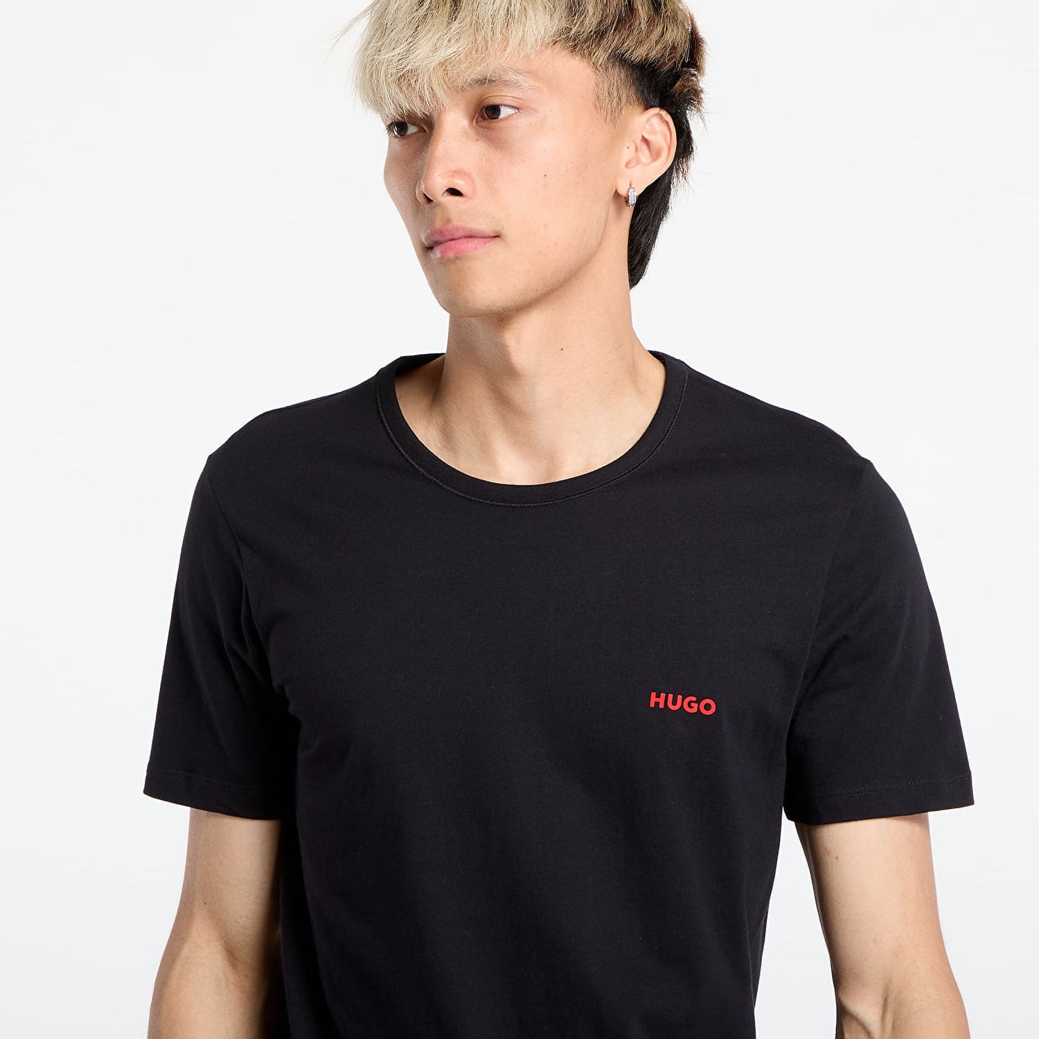 Tričko BOSS Hugo Boss RN 3-Pack T-Shirt Čierna | 50532811-990, 1