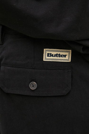 Nohavice Butter Goods Pleated Chino Pants Čierna | BG243717, 3