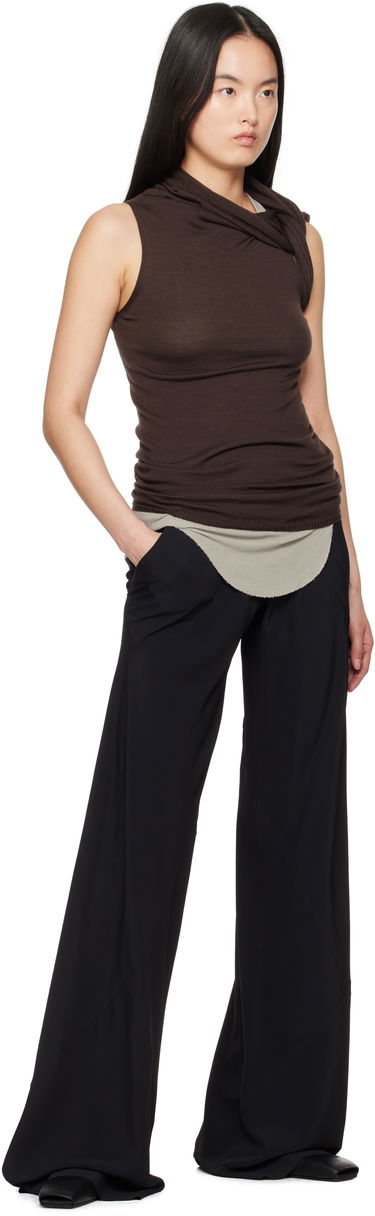 Nohavice Rick Owens Rick Owens Hollywood Bias Trousers Čierna | RP01E7301 CC, 3