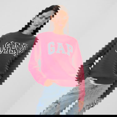 Mikina GAP Logo Crew Beet Red Vínová | 554936-37, 0