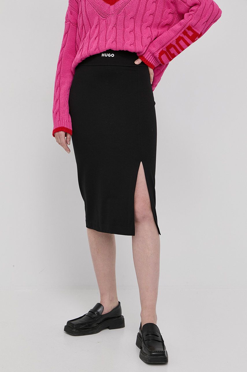 Sukňa BOSS Skirt Čierna | 50467624, 0