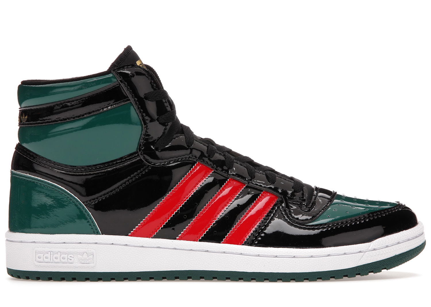 Tenisky a topánky adidas Originals Top Ten Black Green Red Patent Čierna | FX7874, 0