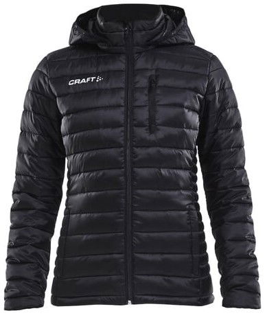 Prešívaná bunda Craft Isolate Hooded Puffer Jacket Čierna | 1905994-9999