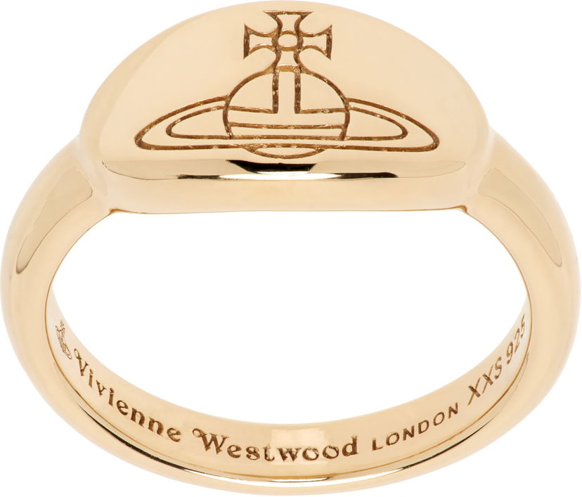 Prsteň Vivienne Westwood Ring Gold Tilly Metalická | 64020012-01R001-