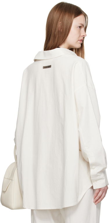 Košeľa Fear of God Fear of God ESSENTIALS Relaxed Shirt Biela | 186SP255524FW, 2