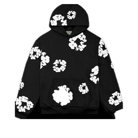 Mikina Denim Tears Denim Tears Wreath Print Hoodie Čierna | 301-010-30, 0