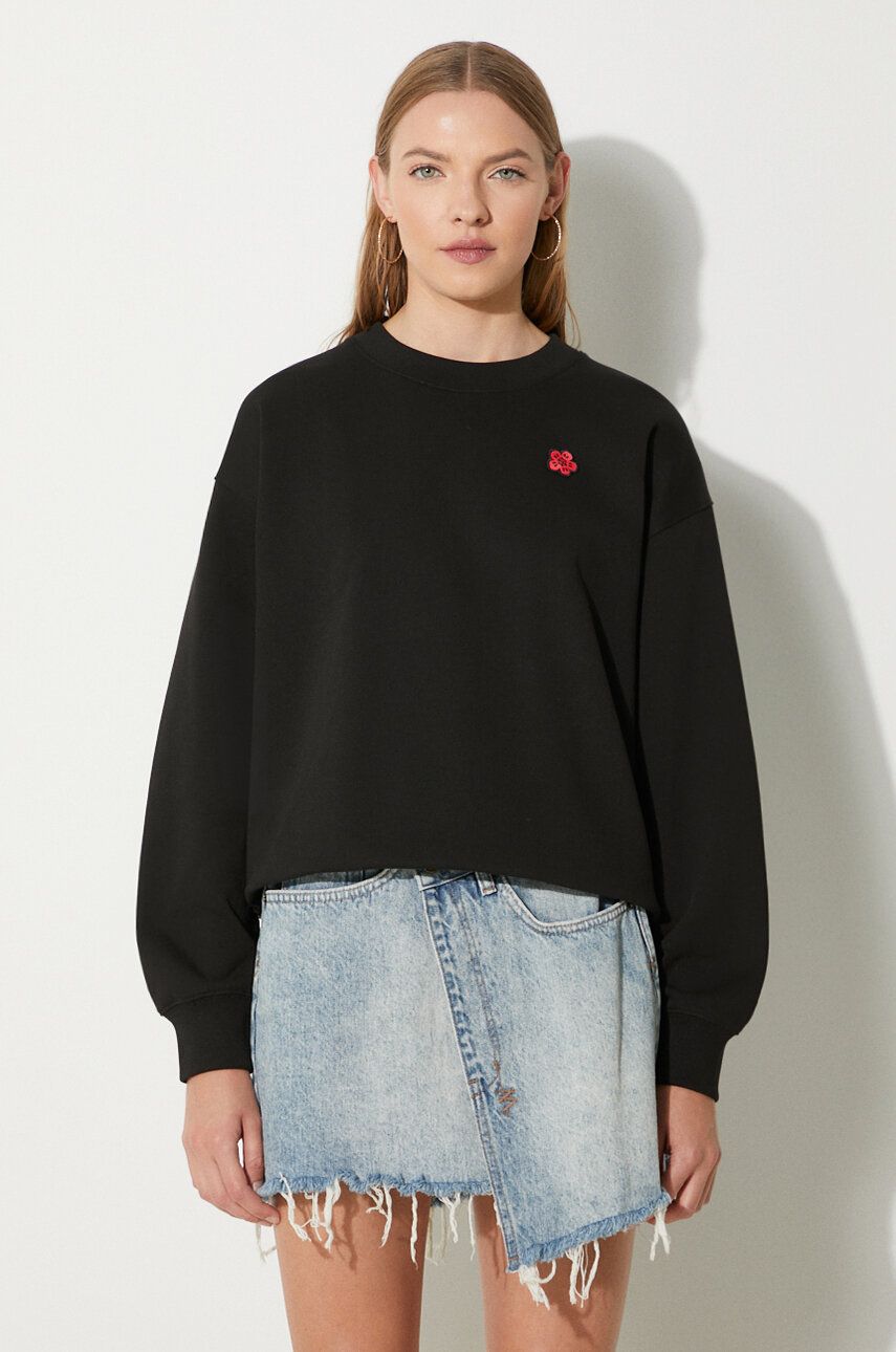 Mikina KENZO Crest Classic Sweatshirt Čierna | FE62SW1614MF.99J, 0