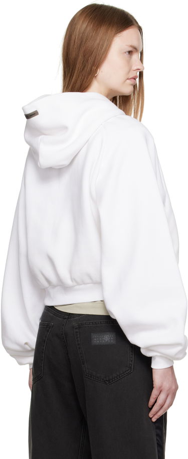 Mikina Fear of God ESSENTIALS Fleece Raglan Hoodie Biela | 192SP257824FW, 2