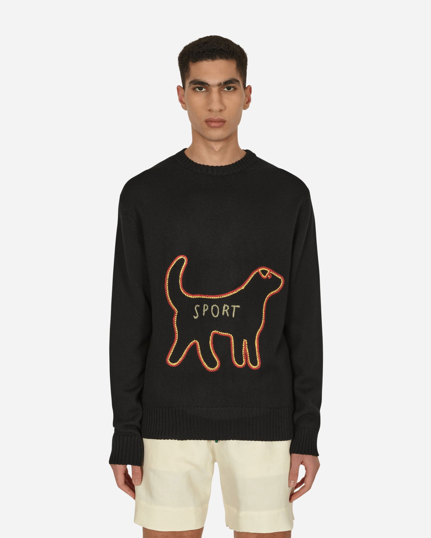 Sveter Bode Sport Crewneck Sweater Čierna | MR24KT02MW001 099, 1