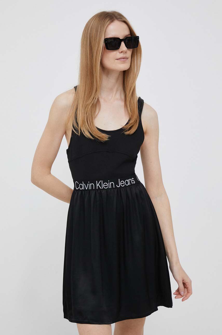Šaty CALVIN KLEIN Dress Čierna | J20J221624, 0