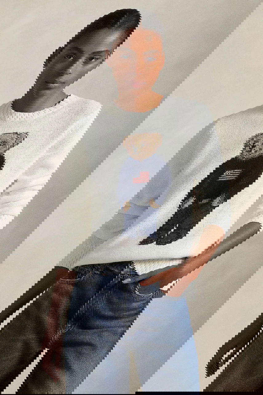 Sveter Polo by Ralph Lauren Polo Bear Crew Neck Sweater Biela | 211978359, 0