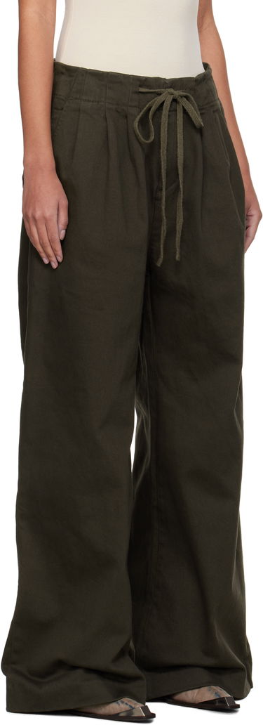 Nohavice Entire Studios Entire Studios Cinch Trousers Zelené | ES2546OL, 1