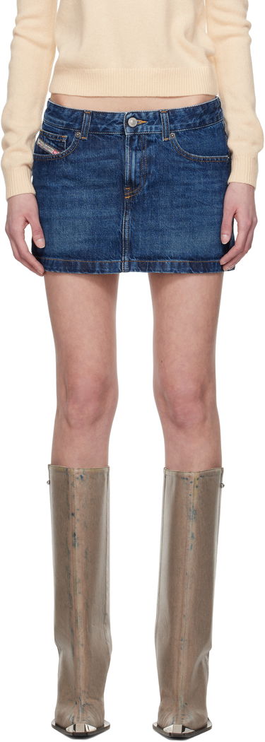 Sukňa Diesel Diesel De-Ron Denim Miniskirt Modrá | A04935 09I27, 0