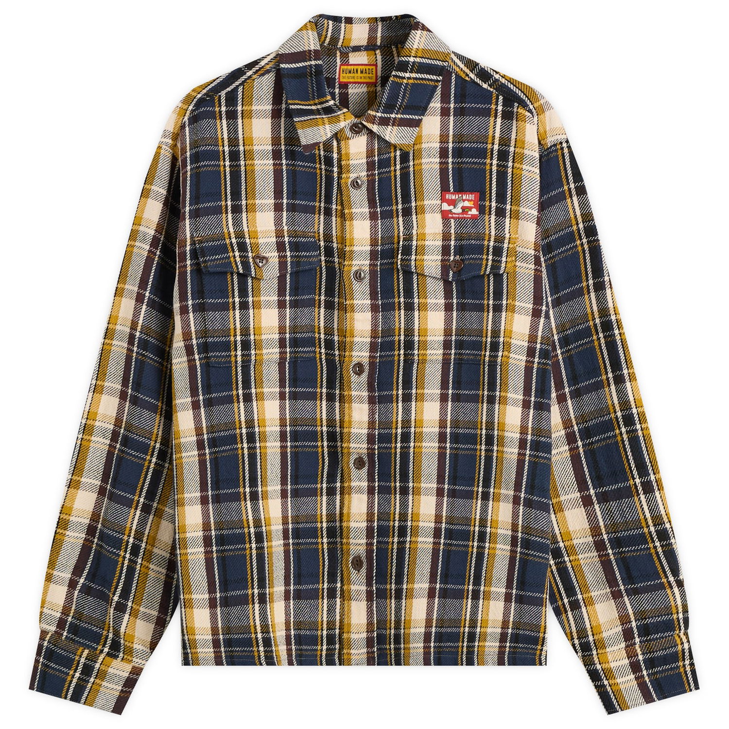 Košeľa Human Made Check Shirt Navy | HM30SH012-NVY, 0