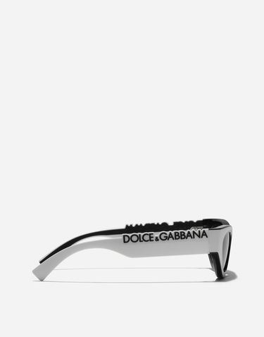 Slnečné okuliare Dolce & Gabbana Dg Logo Sleek Cat-Eye Sunglasses Šedá | VG601GVN5879V000, 2
