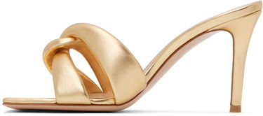 Tenisky a topánky Gianvito Rossi Amour Heeled Mules Metalická | G10012-85RIC-NPS, 2
