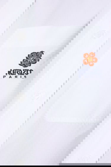 Košeľa KENZO Boke Flower Oversize Relaxed Shirt with Classic Collar Biela | FD52CH0919LH.01, 4