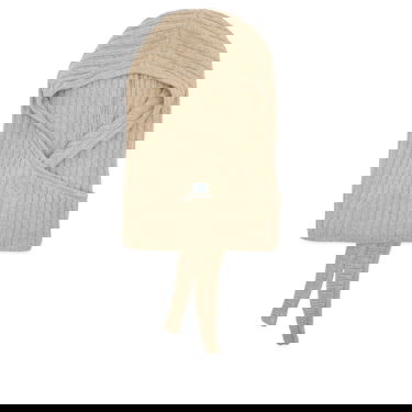 Čiapky a klobúky GANNI Core Future Wool Knit Balaclava Béžová | A6926-934, 0