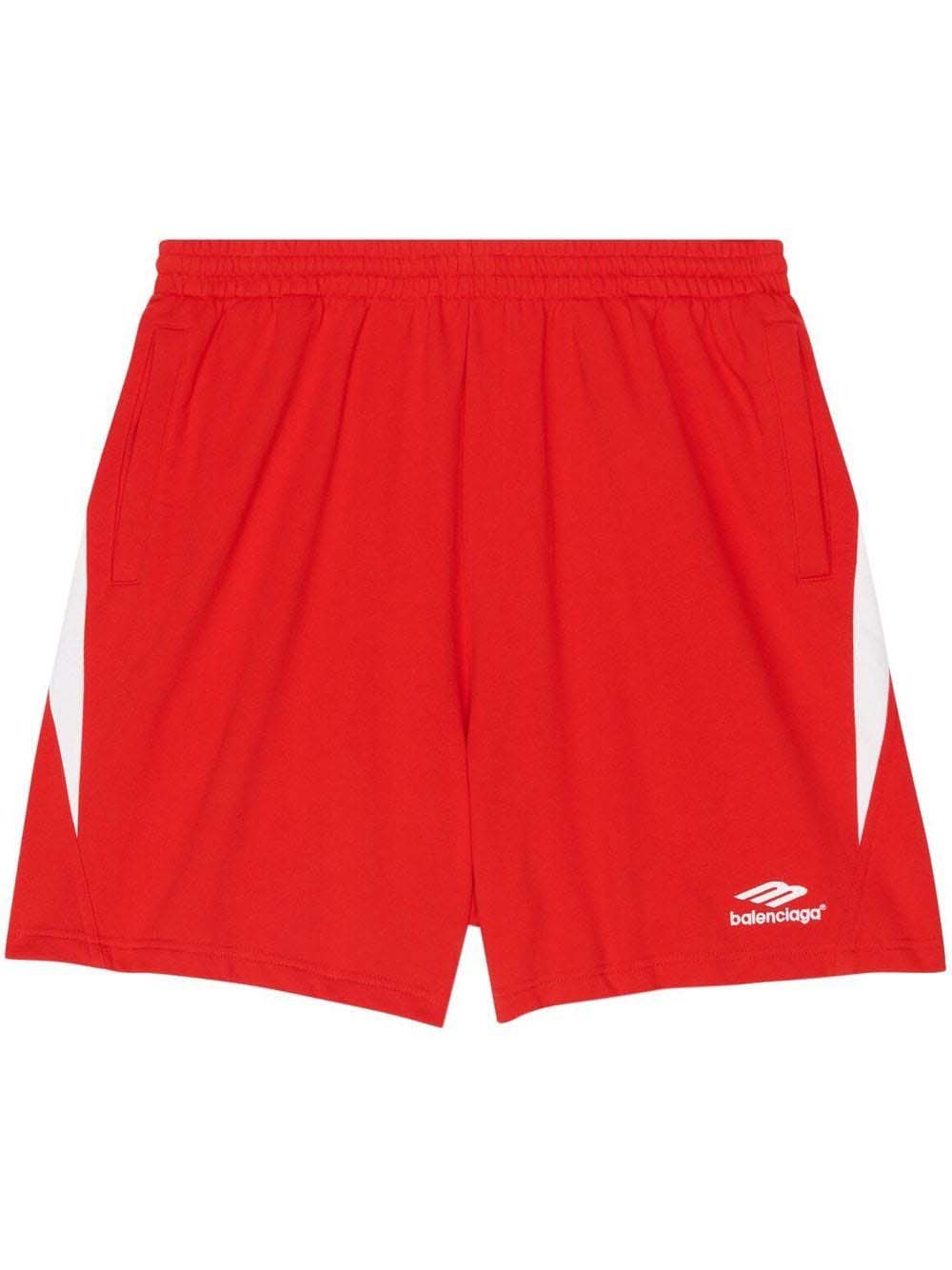 Šortky Balenciaga Logo Sweatshorts Červená | 697991TMVA66174, 0