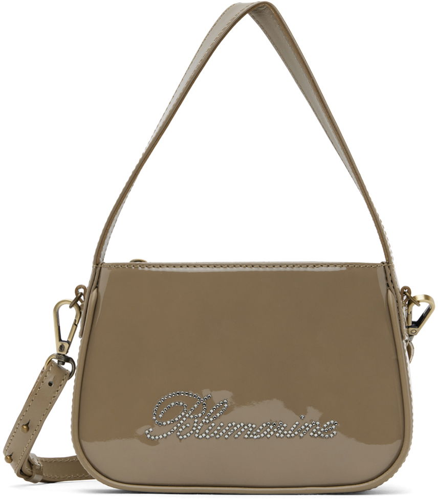 Kabelka Blumarine Small Rhinestone Shoulder Bag Béžová | P344W002A, 0