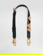Dolce & Gabbana Calfskin Shoulder Strap with Gold-Tone & Black Embellishments