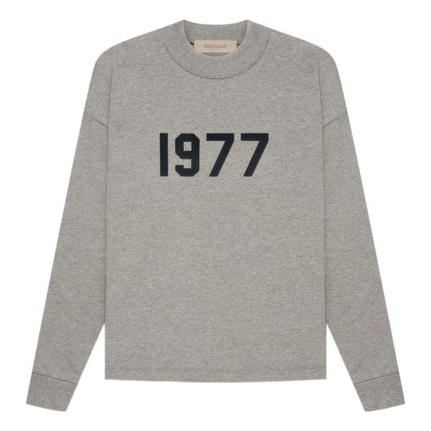 Sveter Fear of God Fear Of God Essentials 1977 Long Sleeve T-Shirt Šedá | FOG-SS22-926, 0