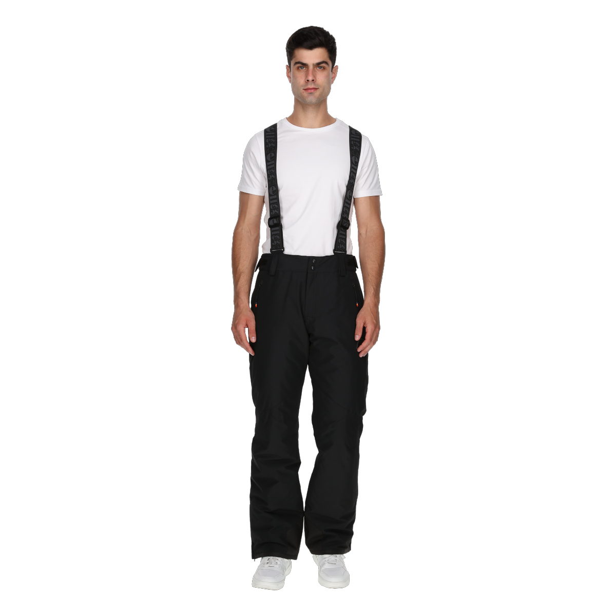 Nohavice Ellesse Soft Shell Ski Pants with Suspenders Čierna | ELA243M111-01, 0