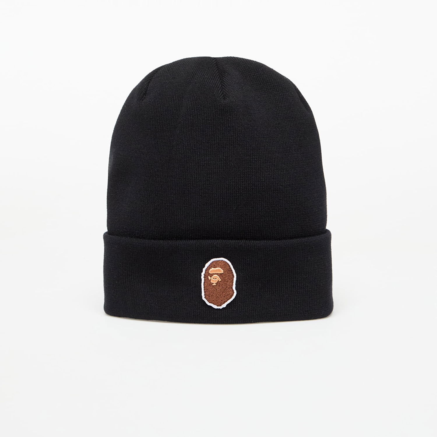 Kulicha BAPE A BATHING APE One Point Ape Head Knit Cap Čierna | 001HTL301006MBLK, 0