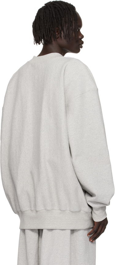 Mikina HED MAYNER Hed Mayner Fur Trim Sweatshirt Šedá | HMMB72006P-HB211, 2