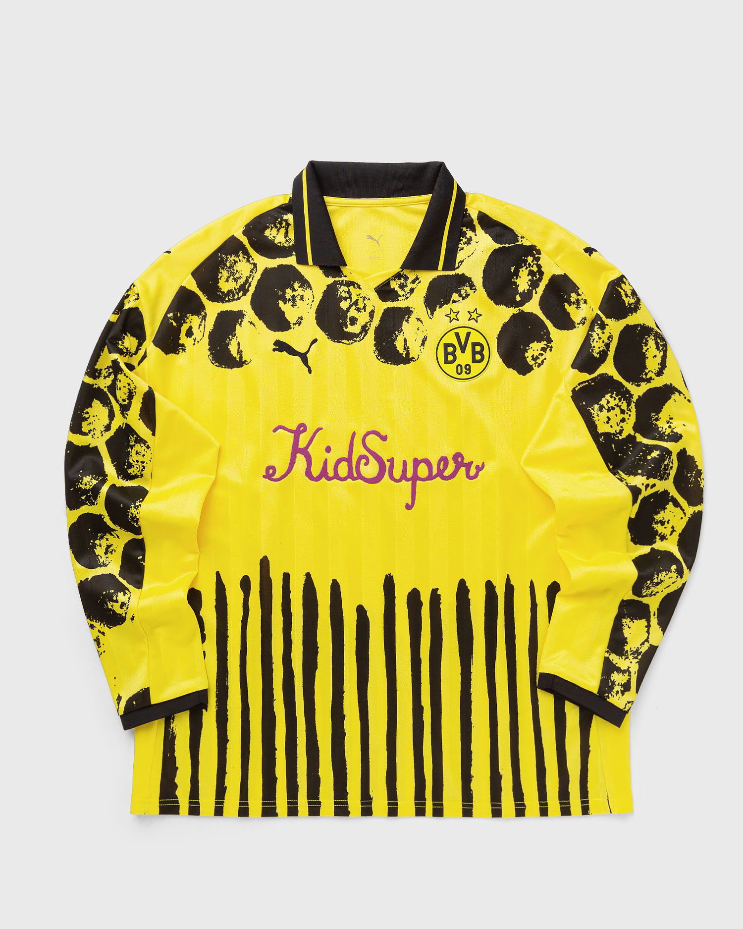 Dres Puma KidSuper BVB Retro Long Sleeve Shirt Žltá | 782753-02, 0