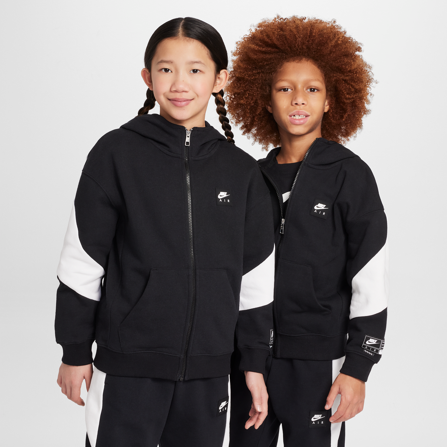 Mikina Nike Nike Air Full-Zip Fleece Hoodie Čierna | HV1219-010, 0
