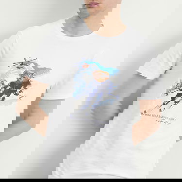 Tričko Polo by Ralph Lauren Polo Bear Active Ski T-Shirt Biela | 710P07343-WHT, 5