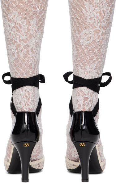 Tenisky a topánky Valentino Valentino Garavani Foliefoliage Lace Heels Biela | 6W0S0LT5HTZ, 1