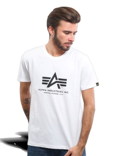 Tričko Alpha Industries Basic Tee Biela | 100501 / 09