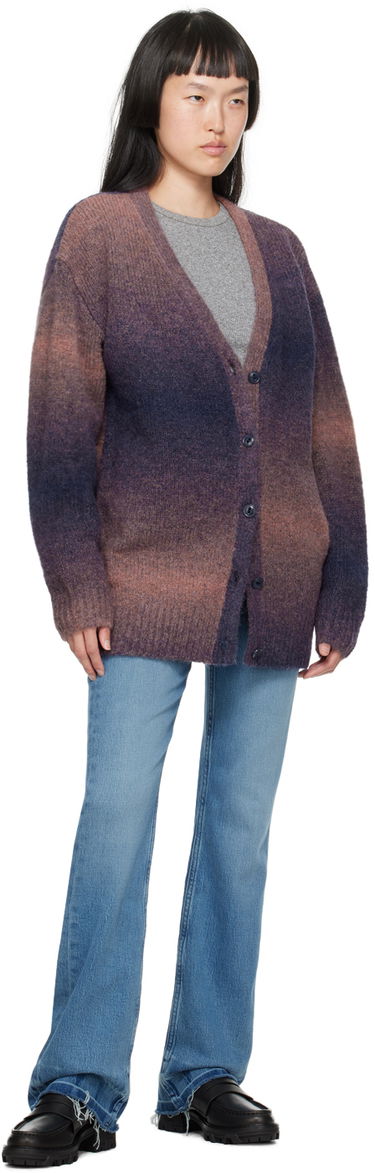 Sveter rag & bone Rag & Bone Holly Gradient Cardigan Fialová | WAS23F043MW43, 3
